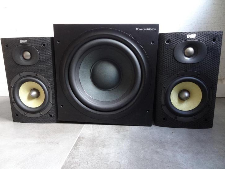 B&W 600 S3 luidsprekers + ASW610 subwoofer Bowers & Wilkins, Audio, Tv en Foto, Luidsprekerboxen, Gebruikt, Overige typen, 120 watt of meer