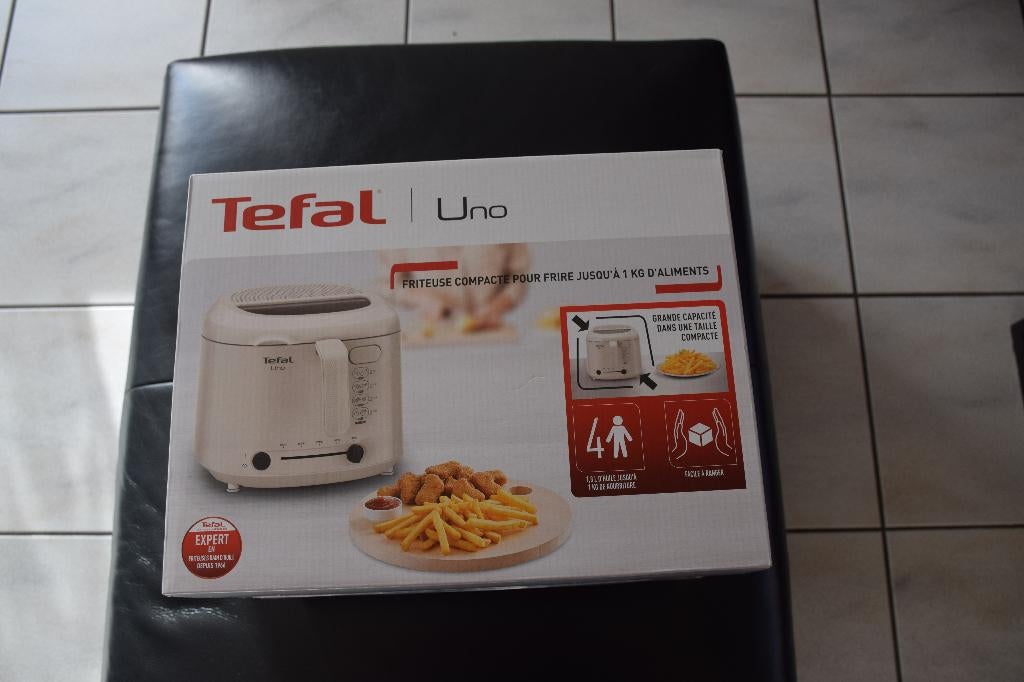 Tefal Uno friteuse, Elektronische apparatuur, Frituurpannen, Nieuw, 1 tot 2 liter, Uitneembare binnenpan, Ophalen of Verzenden