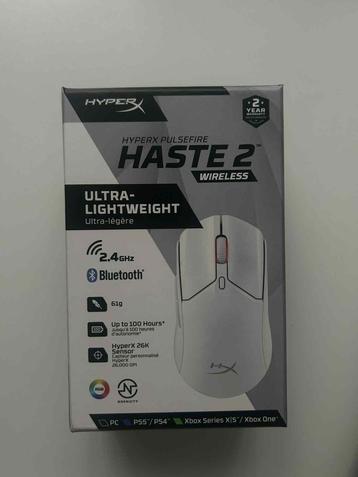 HyperX Pulsefire Haste 2 Wireless – compleet met doos beschikbaar voor biedingen