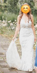 Trouwkleed Blue by Enzoani, Enlèvement, Comme neuf, Blanc, Robe de mariée