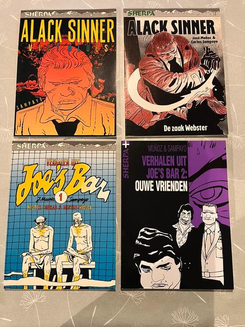 4 strips Sherpa (Alack Sinner en Verhalen uit Joe's Bar), Boeken, Stripverhalen, Zo goed als nieuw, Meerdere stripboeken, Ophalen of Verzenden