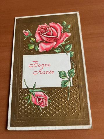 Nieuwjaarskaart 1910 beschikbaar voor biedingen