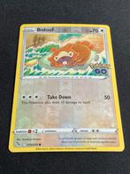 Bidoof reverse holo 059/078 pokemon go, Comme neuf, Enlèvement ou Envoi