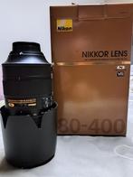 Nikon AF-S 80 x 400 mm f/4,5,6G ED VR II, TV, Hi-fi & Vidéo, Photo | Lentilles & Objectifs, Comme neuf, Enlèvement, Téléobjectif