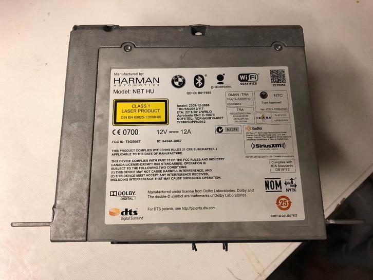 BMW f10 f11 f20 f30 f31 f32 f33 f34 f36 nbt, Auto-onderdelen, Dashboard en Schakelaars, BMW, Gebruikt, Ophalen of Verzenden