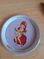 Betty Boop Mexicaans metalen reclamebakje 1960., Verzamelen, Ophalen of Verzenden, Nieuw, Mens