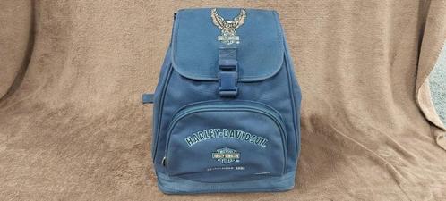 Harley Davidson rugtas blauw, Handtassen en Accessoires, Tassen | Rugtassen, Gebruikt, Overige merken, Minder dan 25 cm, 30 tot 45 cm