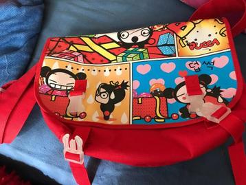Pucca boekentas voor kinderen, 30 à 40 cm, Comme neuf, Enlèvement, Porte-documents ou Cartable