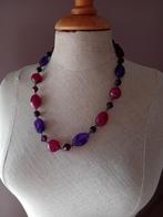 Paarse ketting, Handtassen en Accessoires, Kettingen, Ophalen of Verzenden