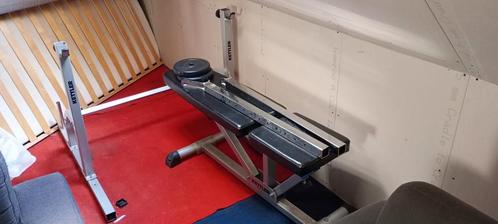 Banc de fitness ajustable, Sports & Fitness, Appareils de fitness, Comme neuf, Centrale électrique, Bras, Jambes, Pectoraux, Abdominaux