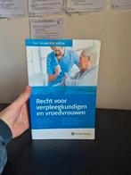 Recht voor verpleegkundigen en vroedvrouwen, Boeken, Ophalen of Verzenden, Nieuw
