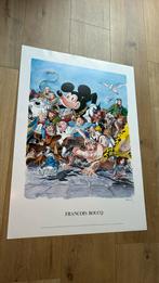 François Boucq prent kuifje lambiek smurf corto blake, Verzamelen, Ophalen of Verzenden, Kuifje