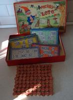 Vintage "Merry LOTO" anno  1950 compleet en in prima staat., Trois ou quatre joueurs, Enlèvement ou Envoi, Utilisé