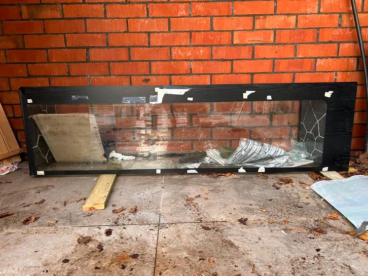 2 M aquarium (groot) met interne bioloog, Huis en Inrichting, Haarden, Zo goed als nieuw, Ophalen