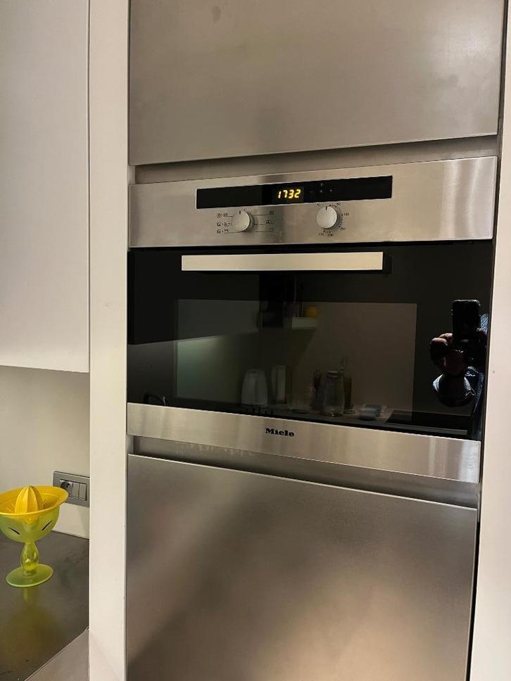 Miele inbouwoven, Elektronische apparatuur, Ovens, Gebruikt, Inbouw, Oven met grill, Hete lucht, Ophalen
