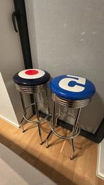 Barkrukjes, Huis en Inrichting, Barkrukken, Ophalen, 60 tot 90 cm, Zo goed als nieuw, Metaal