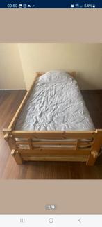 Blankhouten eenpersoonsbed, Enlèvement, Utilisé