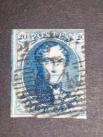 Leopold I gestempeld met watermerk, Postzegels en Munten, Ophalen of Verzenden, Gestempeld, Gestempeld