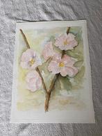 Aquarel Bloem, Antiek en Kunst, Ophalen of Verzenden