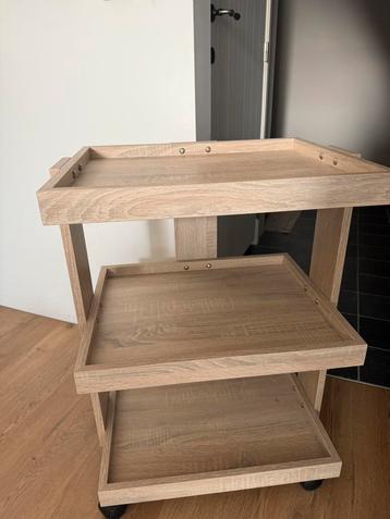 Mooie degelijke presentatietafel, 78cm hoog en 57cm br, Enlèvement, Comme neuf