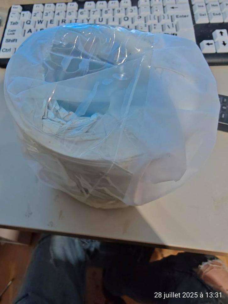 Tuyau PVC Blanc climatiseur 100 mm largeur/ 1 M de long Neuf, Electroménager, Climatiseurs, Neuf, Enlèvement ou Envoi