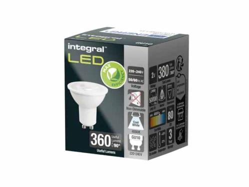 Integral LED spot / 2W / GU10 / 4000K / 36D, Huis en Inrichting, Lampen | Lampenkappen, Nieuw, Minder dan 25 cm, Rond, Wit, Ophalen