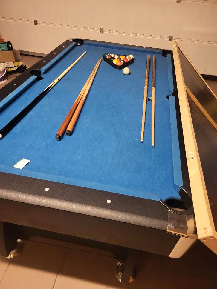 Buckshot 7ft pooltafel, Sport en Fitness, Biljarten en Poolen, Zo goed als nieuw, Pooltafel, Ophalen