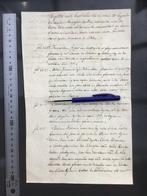 Documents manuscrits : École Bogarden de Bruges (17e siècle), Antiquités & Art, Enlèvement ou Envoi