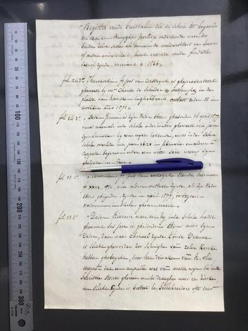 Documents manuscrits : École Bogarden de Bruges (17e siècle)
