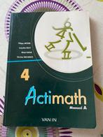 4 Actimath - Manuel  A, Livres, Enlèvement ou Envoi