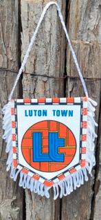 Luton Town 1990s prachtig vintage vlag voetbal, Verzamelen, Ophalen of Verzenden
