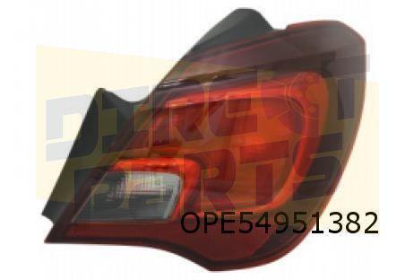 Opel Corsa E (1/15-11/19) achterlicht Links buiten (5-drs.), Auto-onderdelen, Verlichting, Opel, Nieuw, Verzenden
