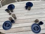 Mepal servies basic dinkerblauw, Ophalen of Verzenden, Zo goed als nieuw