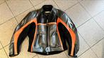Richa retro leder motorjas- maat50 uitneembare armventilatie, Motoren, Ophalen, Jas | leer