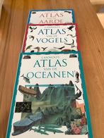 Vintage boeken Lannoo’s atlas, 3 stuks, Enlèvement ou Envoi