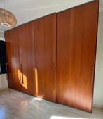 Armoire vintage en bois, Huis en Inrichting, Kasten | Kleerkasten, Ophalen, Met hangruimte, 200 cm of meer, Teakhout