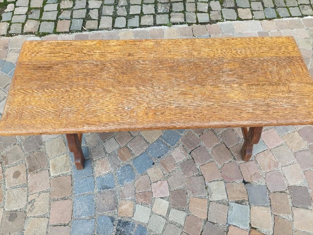 table.en bois massif tre bonne état, Enlèvement, Teck