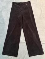 Ribfluwelen broek dames zwart, Kleding | Dames, Maat 38/40 (M), Ophalen of Verzenden, Zo goed als nieuw, Lang