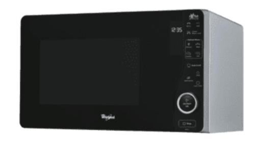 Micro-ondes MWF 421 SL Whirlpool - 25 litres - 800 watt, Electroménager, Micro-ondes, Comme neuf, À Poser, 45 à 60 cm, Gril