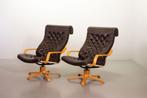 2 Noboru Nakamura Vintage Design 'Poem' fauteuils, 1970s, Gebruikt, 75 tot 100 cm, Vintage design, midcentury modern, retro, 1950s, 1960s, 1970s