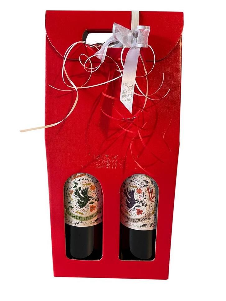 Wijn Geschenkset - 2 Flessen in Luxe Doos, Verzamelen, Wijnen, Nieuw, Witte wijn, Frankrijk, Vol, Ophalen of Verzenden