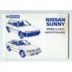 Nissan Sunny N13 B12 Instructieboekje 1986 #1 Nederlands, Enlèvement ou Envoi