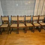 6 antieke stoelen, mechels, Ophalen