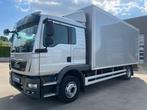 Vrachtwagen MAN TGM 15.250 met kast en laadbrug EURO6 TOPPER, Auto's, Vrachtwagens, Automaat, MAN, Bedrijf, Diesel
