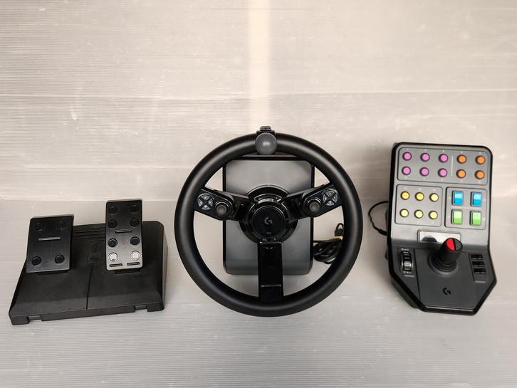 Logitech Saitec tractor farming set, Computers en Software, Joysticks, Zo goed als nieuw, Ophalen
