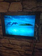 Kader met licht dolfijnen, Antiek en Kunst, Kunst | Overige Kunst, Ophalen