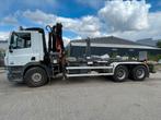 Daf cf 85 6x4 360cv kraan en container, Auto's, Vrachtwagens, Te koop, Diesel, Euro 4, BTW verrekenbaar