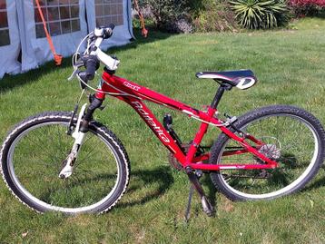 rode mountainbike beschikbaar voor biedingen