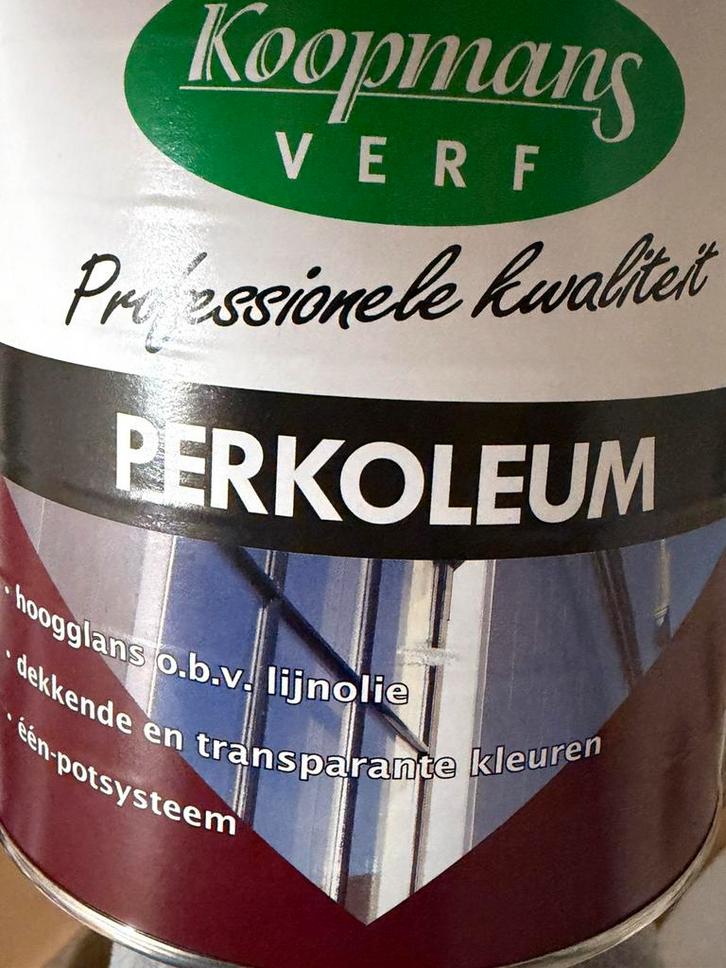 Koopmans dekkende grijsgroene beits 2,5liter, Hobby & Loisirs créatifs, Peinture, Neuf, Enlèvement ou Envoi