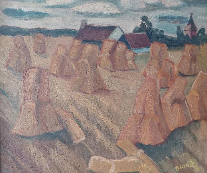 Jules De Sutter (1895 -1970) schilderij op doek - ingelijst, Antiek en Kunst, Kunst | Schilderijen | Modern, Ophalen of Verzenden